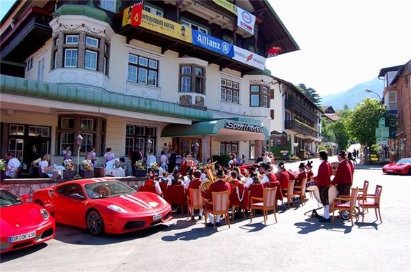 Ferrari treffen 2009 im Sporthotel Igls - 