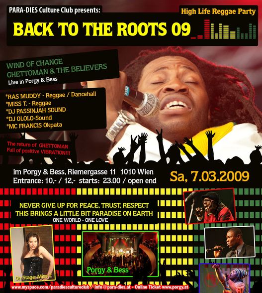 Back To The Roots 7.3.09 in Porgy & Bess - 