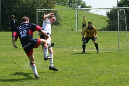 Fußball-Klubhauseröffnung in Oswald - 