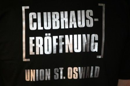 Fußball-Klubhauseröffnung in Oswald - 