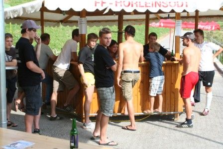 Fußball-Klubhauseröffnung in Oswald - 