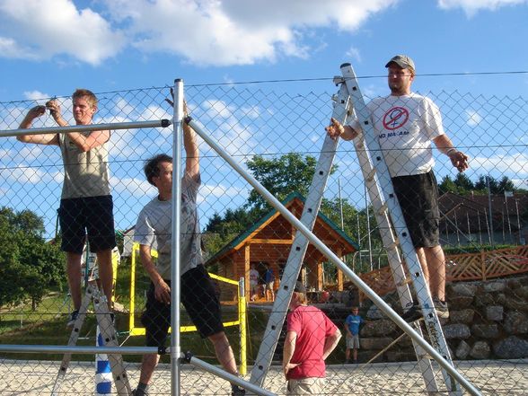 Beachvolleyballplatzbau - 