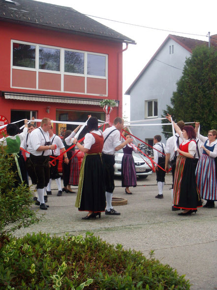 Maibaum aufstellen 2010 - 