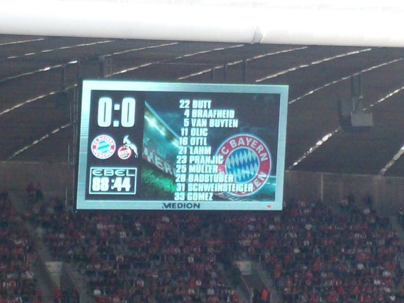 Spiel Bayern München - 1. FC Köln - 