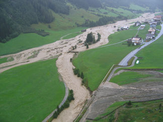 Hochwosser Bezirk Landeck 2005 - 