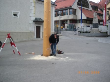 Maibaum umschneiden 09 - 