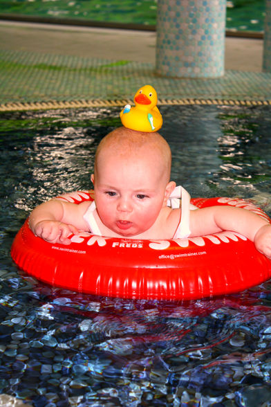 meine ersten Schwimmversuche - 