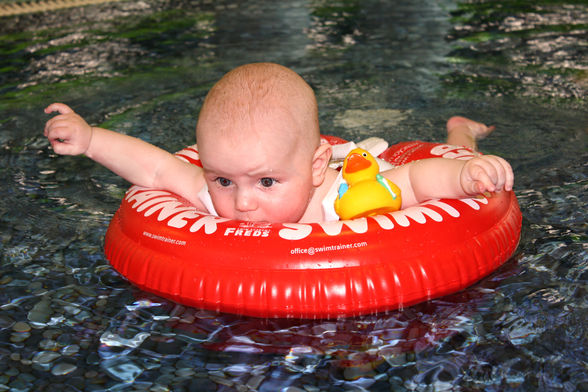 meine ersten Schwimmversuche - 