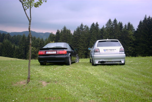 Mein neuer audi und Benjis Golf - 