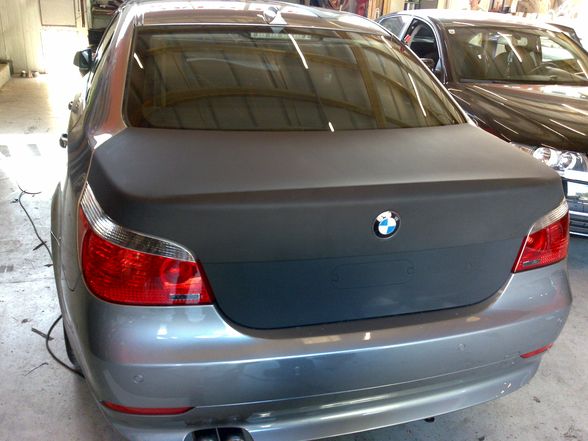 5er BMW schwarz matt!!! - 