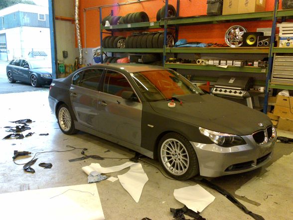 5er BMW schwarz matt!!! - 