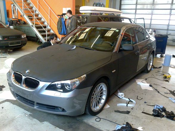 5er BMW schwarz matt!!! - 