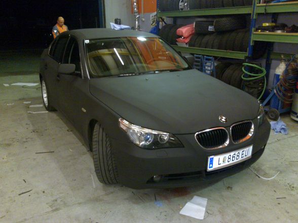 5er BMW schwarz matt!!! - 