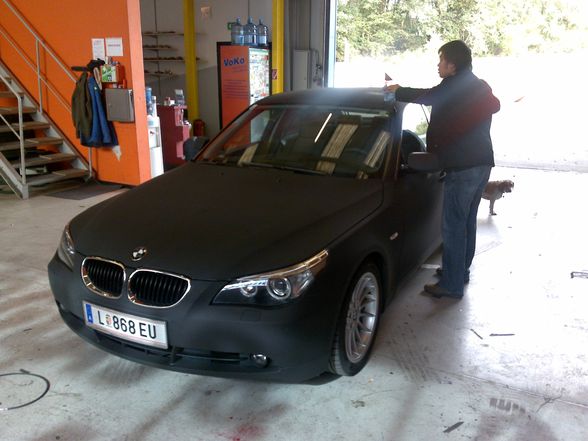 5er BMW schwarz matt!!! - 