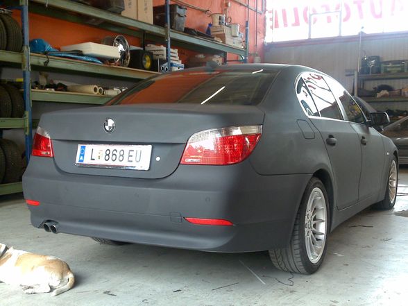 5er BMW schwarz matt!!! - 