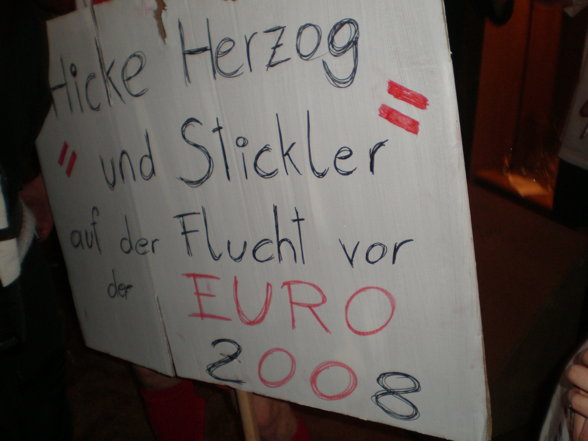 Auf der Flucht vor der EURO 2008 - 