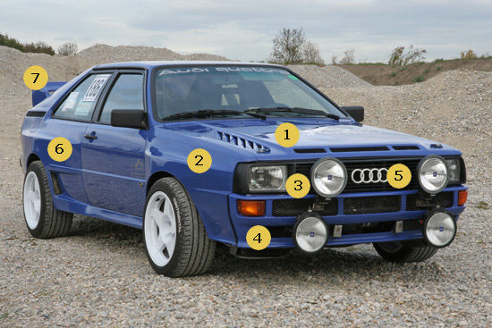 audi urquattro - 