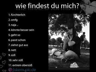 wie findest du mich  - 