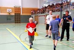 beim Fußballtunier - 