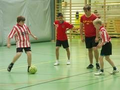 beim Fußballtunier - 