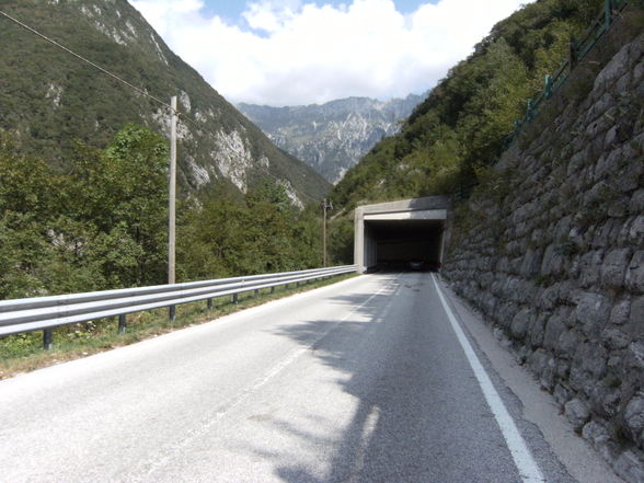 Nach Bovec durch Tanamea Pass  - 