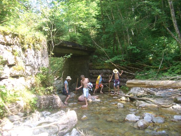 Am Wolfgangsee mit der ganzen Truppe - 