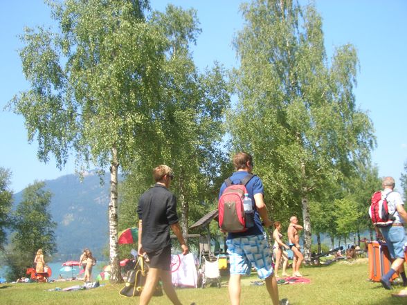 Am Wolfgangsee mit der ganzen Truppe - 