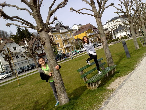 ich und meine cousine im gmunden - 