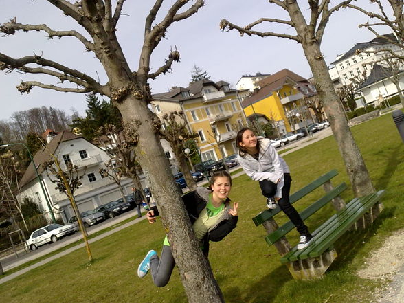 ich und meine cousine im gmunden - 