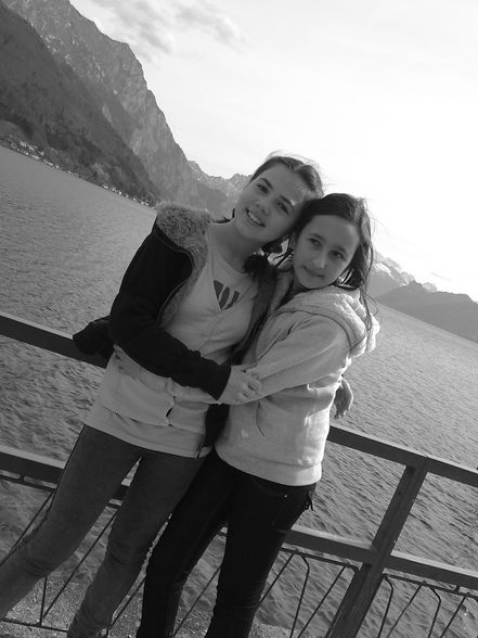 ich und meine cousine im gmunden - 