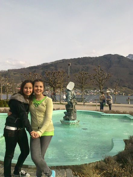 ich und meine cousine im gmunden - 