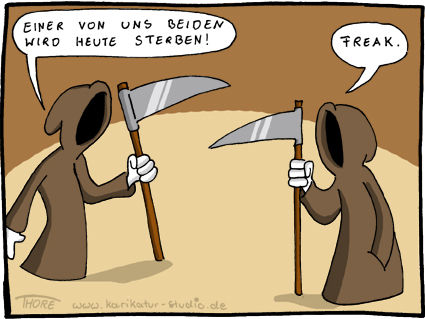 Der tod ist neheer als man denkt - 