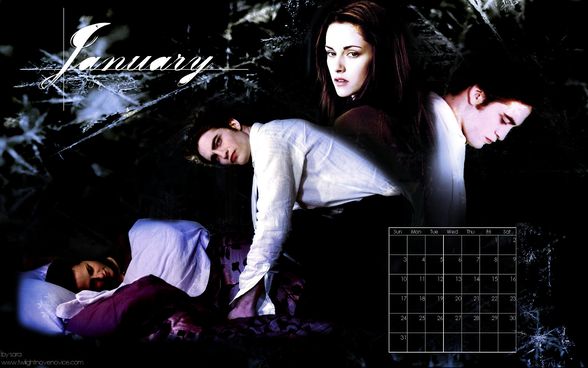 Twilight Saga Desktop Wallpaper Calendar - 