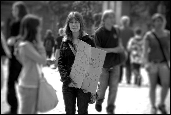 Schüler-Streik in Wien am 24.04.2009 - 