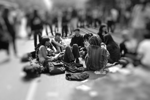 Schüler-Streik in Wien am 24.04.2009 - 