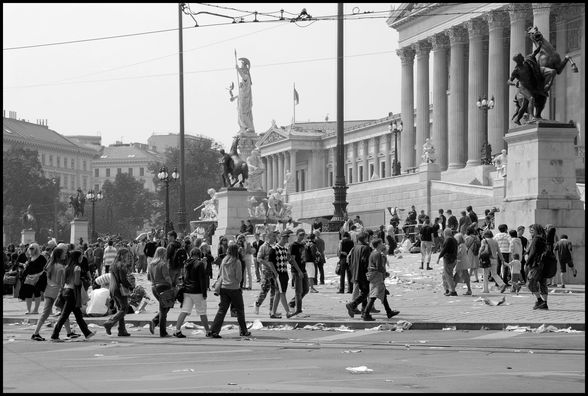 Schüler-Streik in Wien am 24.04.2009 - 