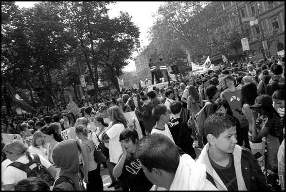 Schüler-Streik in Wien am 24.04.2009 - 