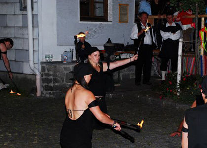 Feuershow Putzleinsdorf Marktfest - 