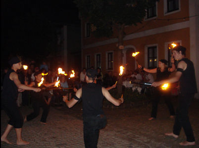 Feuershow Putzleinsdorf Marktfest - 