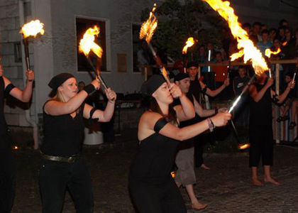 Feuershow Putzleinsdorf Marktfest - 