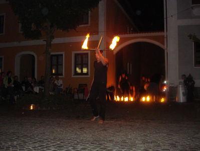 Feuershow Putzleinsdorf Marktfest - 