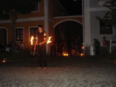 Feuershow Putzleinsdorf Marktfest - 