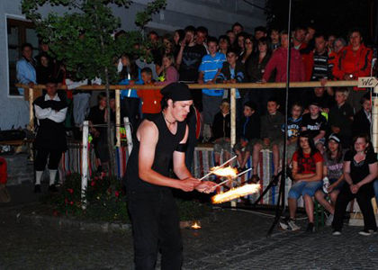 Feuershow Putzleinsdorf Marktfest - 