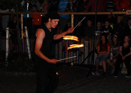 Feuershow Putzleinsdorf Marktfest - 