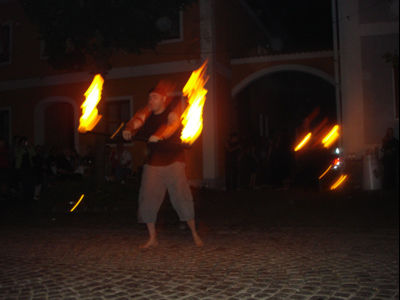 Feuershow Putzleinsdorf Marktfest - 