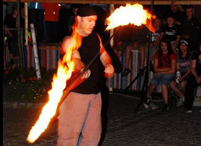 Feuershow Putzleinsdorf Marktfest - 