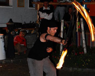 Feuershow Putzleinsdorf Marktfest - 