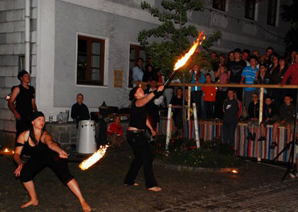 Feuershow Putzleinsdorf Marktfest - 