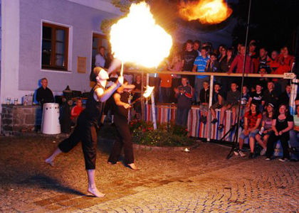 Feuershow Putzleinsdorf Marktfest - 