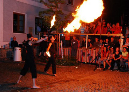 Feuershow Putzleinsdorf Marktfest - 